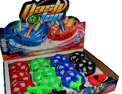 192 Wholesale Light Up Spinning Top