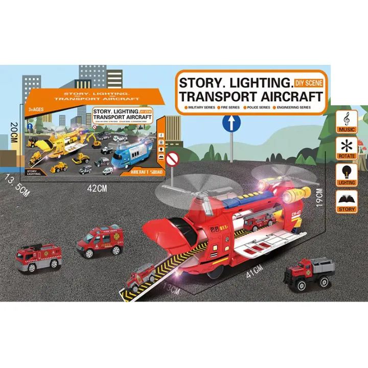 12 Wholesale Fire Truck Airplane With Light And Sound