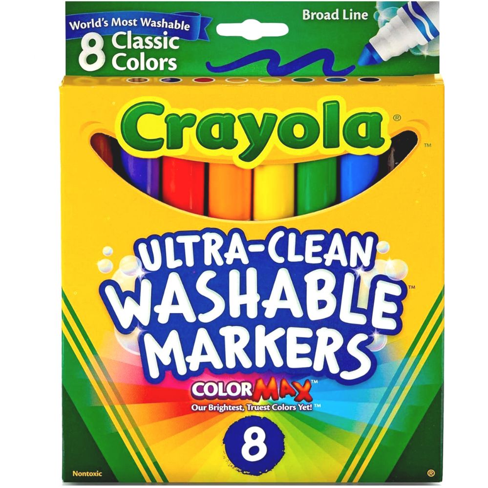 24 Packs of UltrA-Clean Washable Markers