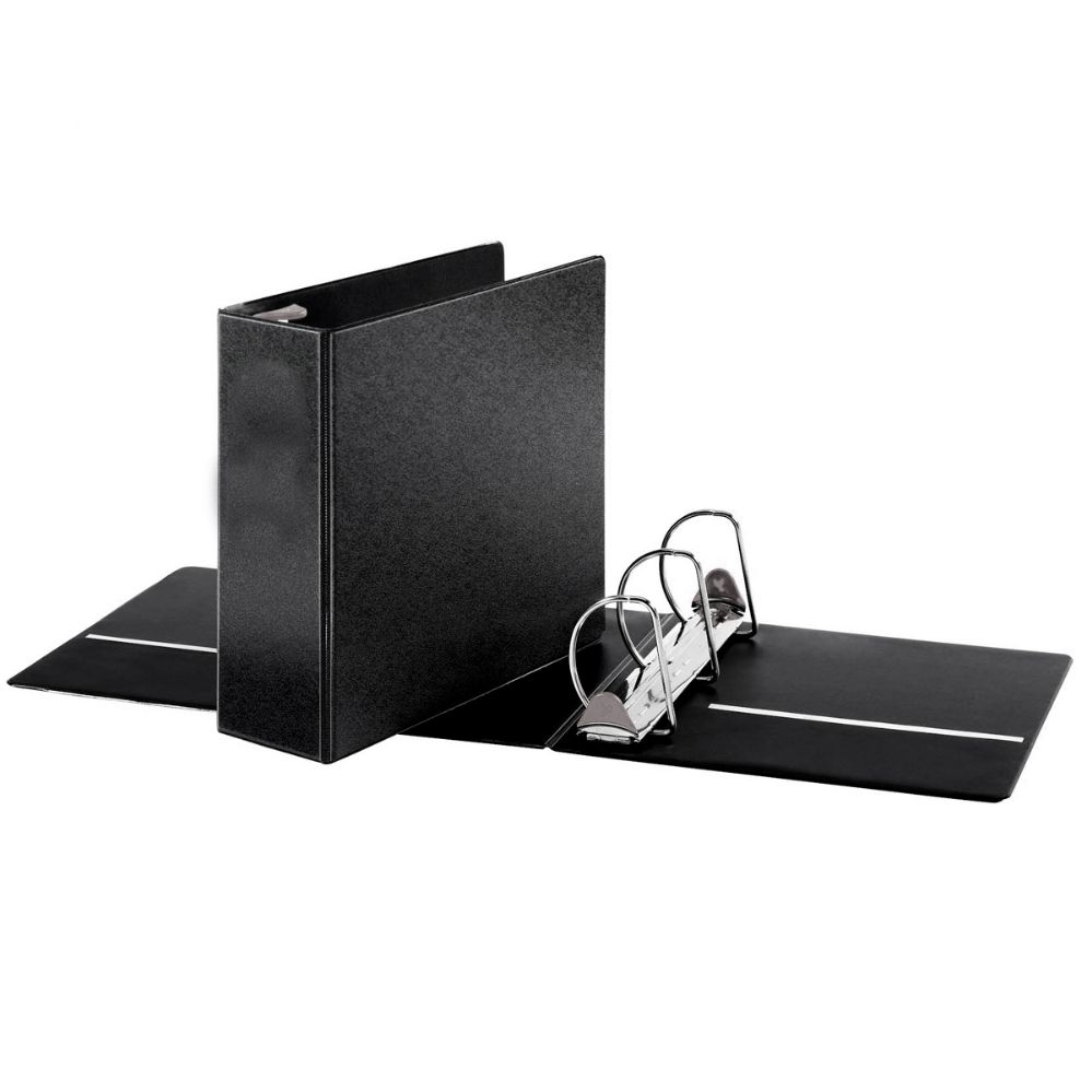 6 Pieces of 4inch D Ring Binder - Black