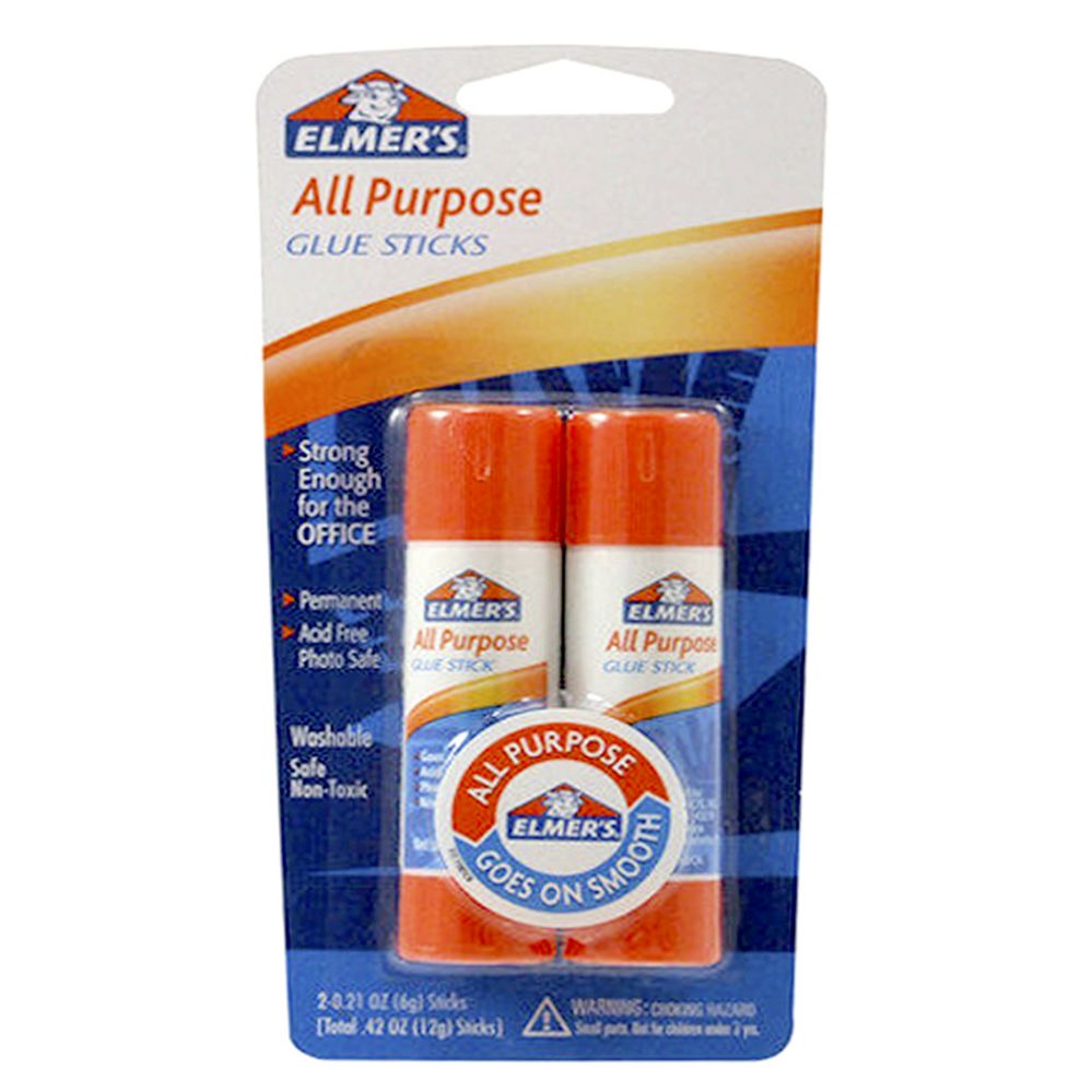 48 Packs of All Purpose Glue Stick - Washable, 0.21 Oz. Each, 2 Pack