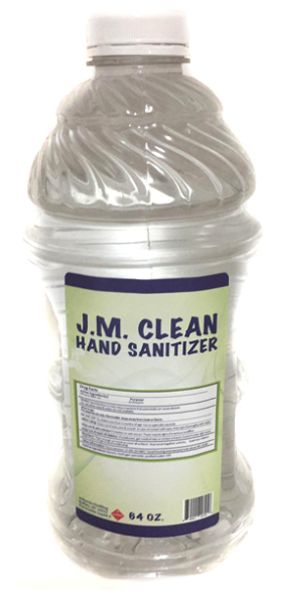 6 Bulk Hand Sanitizer, 1/2 Gallon, 80% Alcohol