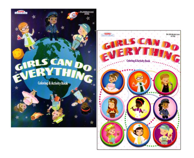 48 Wholesale Girls Can Do Everything Coloring & Activity Book