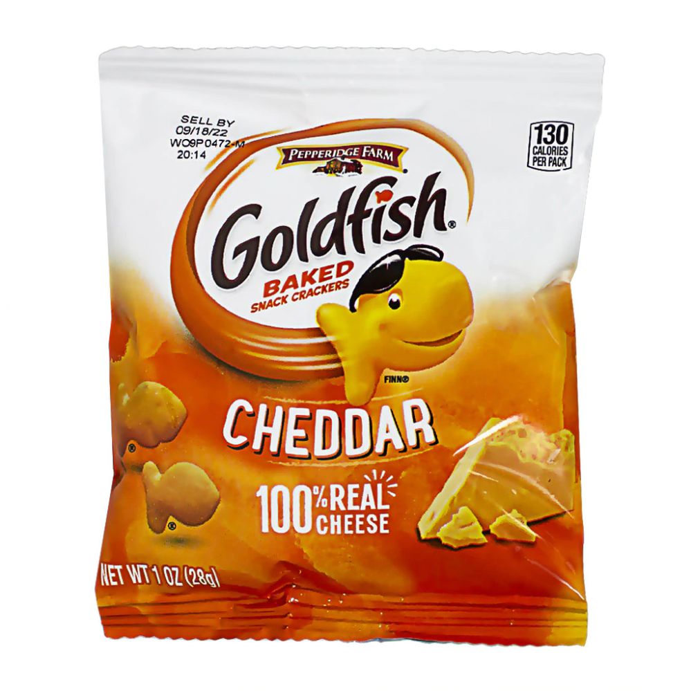 45 Pieces of Goldfish Baked Snack Crackers - 1 Oz.