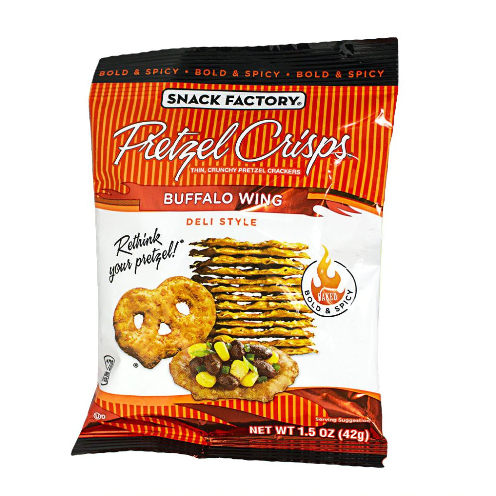 24 Wholesale Pretzel Crisps Variety Pack - 1.5 Oz.