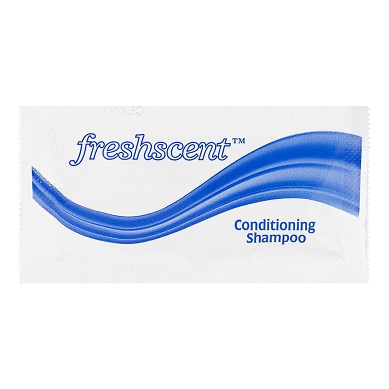 100 Pieces Travel Size Conditioning Shampoo - 0.34 Oz. Packet - Hygiene Gear