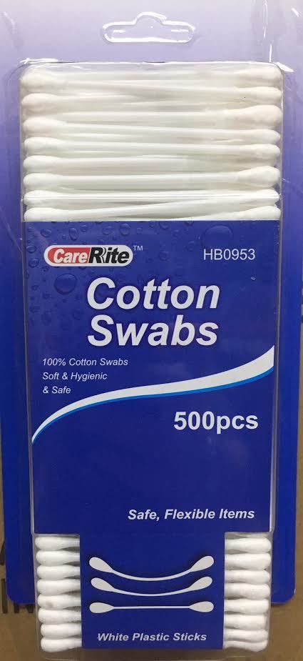 96 Wholesale Cotton Swabs - 500 Count