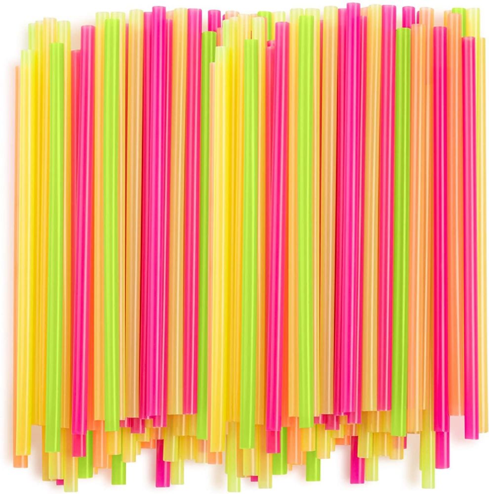 50 Pieces of Straws 100 Count Asst Clors