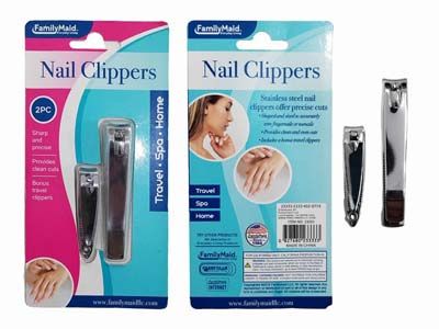 144 Wholesale 2pc Nail Clippers