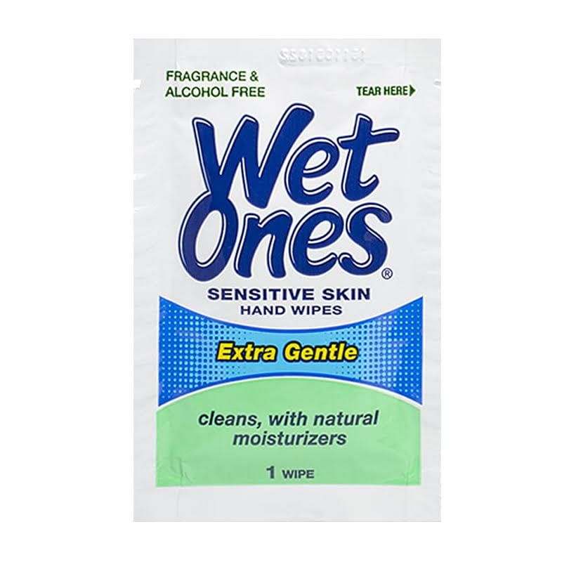 24 Pieces of Sensitive Skin Single Wipes - Pack Of 1
