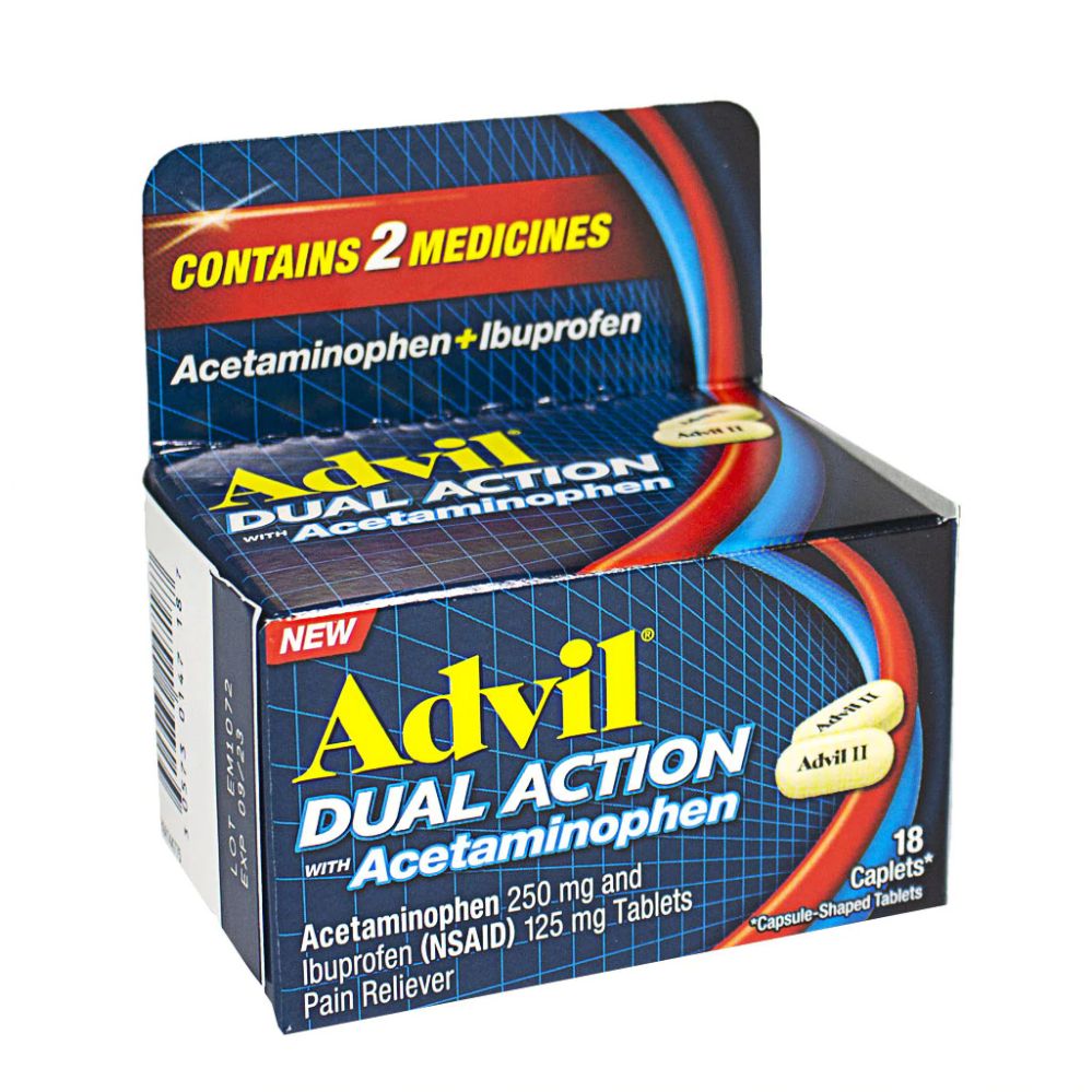 6 Pieces of Dual Action With Acetaminophen - Box Of 18