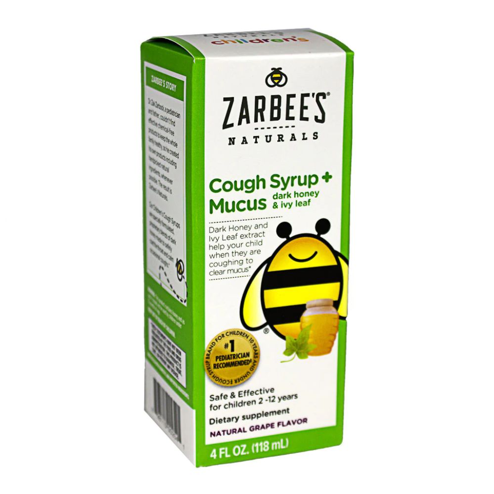 4 Wholesale Naturals Cough Syrup + Mucus - 4 Oz.