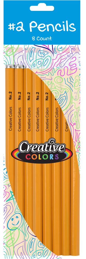 48 Wholesale Pencils 8 Count Number 2 Wood