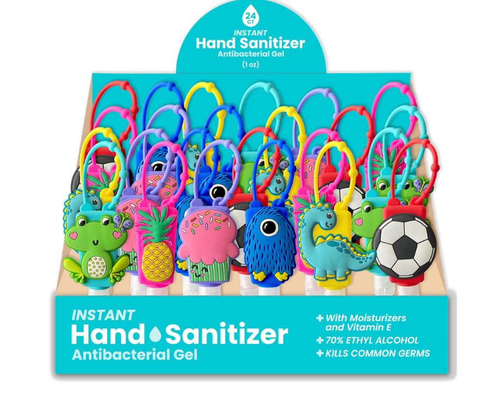 96 Pieces of Hand Sanitizer 1 Oz Silicone Backpack Holders