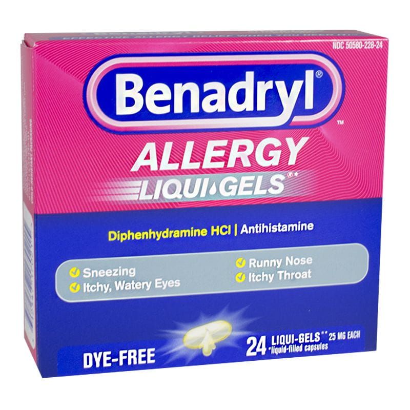 6 Pieces of Allergy Liquigels - Box Of 24