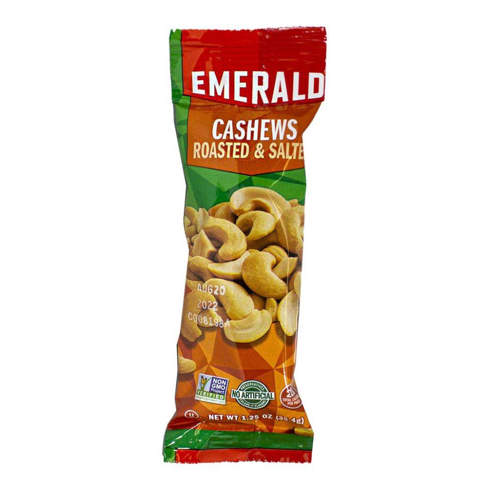12 Pieces Roasted & Salted Cashews - 1.25 Oz. - Food & Beverage Gear