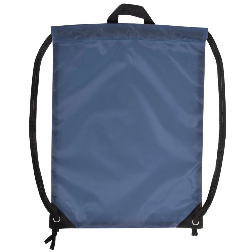 100 Wholesale 18 Inch Basic Drawstring Bag In Blue Grey