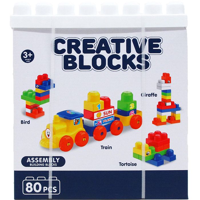 6 Sets 80pc Assorted Color Blocks - Toys & Games