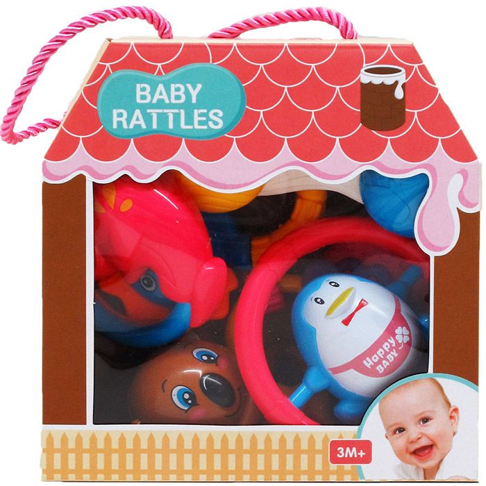 24 Wholesale 6pc Baby Rattle Play Set