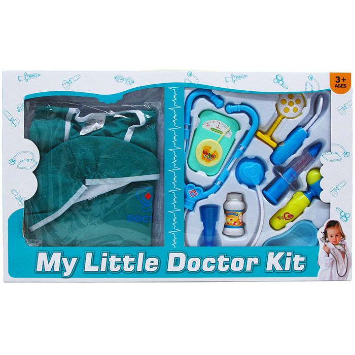 6 Sets Kid's Size Doctor Vest & Cap W/ Accessories - Baby Toys