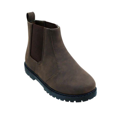 12 Wholesale Girls Chelsea Boots In Brown
