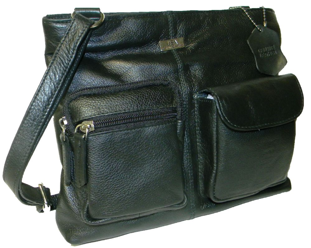 Multi Pocket Pouch Crossbody Bag