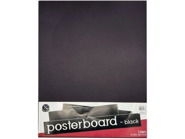 75 pieces of 2 Pack Black 22in X 28in Posterboard