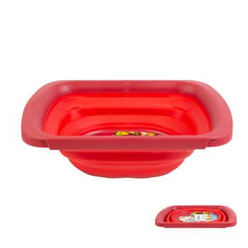 6 Wholesale Colander Collapsible Red
