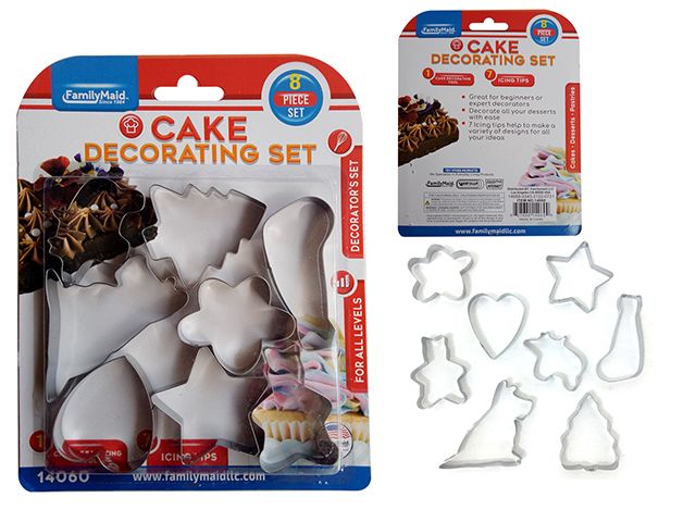 96 Pieces of 8 Piece Cookie Cutters Stainless Steel