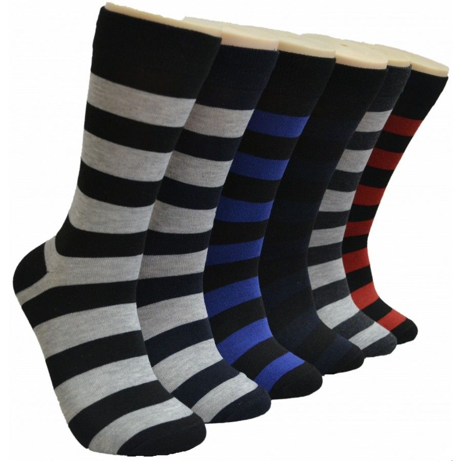 288 Pairs of Men's Novelty Socks Striped