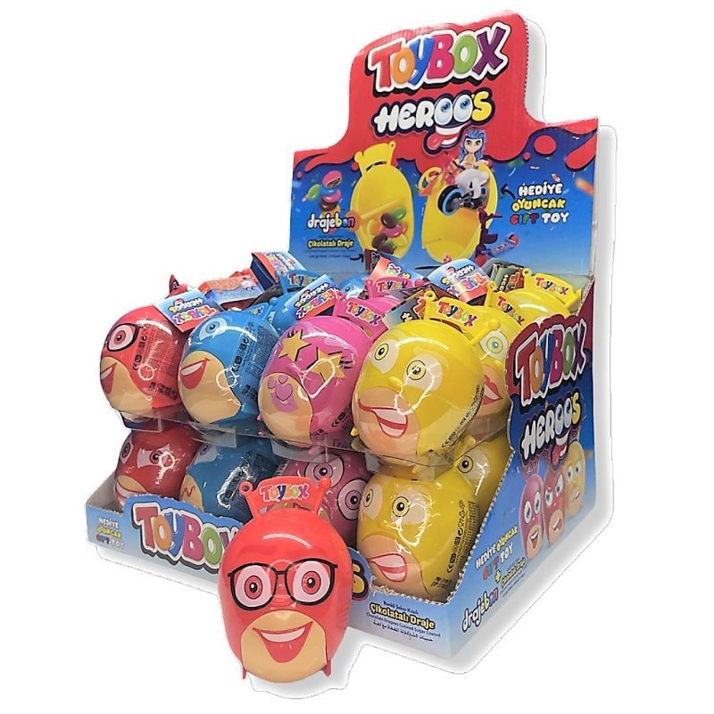 144 Pieces of Toy Box Heroes Drajebon Eggs