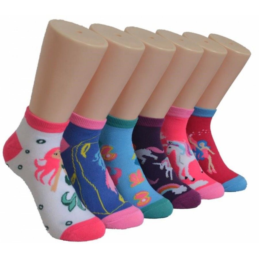 480 Wholesale Women's Fun Colorful Printed Ankle Low Cut Socks