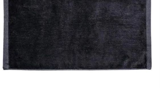 24 Wholesale Terry Velour Hand Towels Size 16x27 In Black