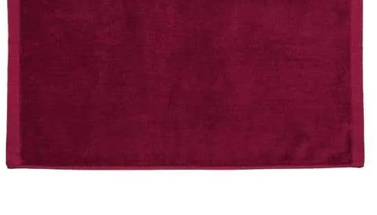 24 Wholesale Terry Velour Hand Towels Size 16x27 In Burgandy