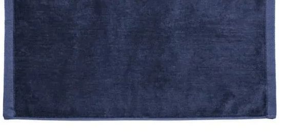 24 Pieces of Terry Velour Hand Towels Size 16x27 In Navy Blue
