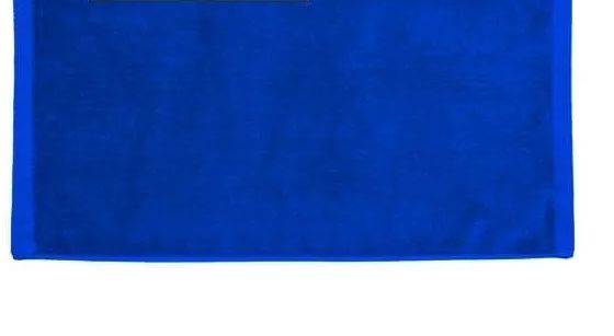 24 Pieces of Terry Velour Hand Towels Size 16x27 In Royal Blue