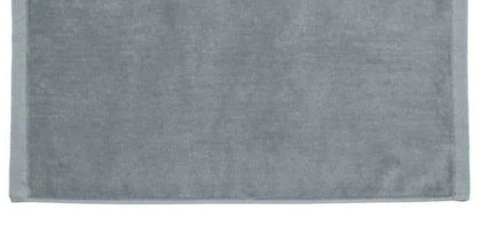 24 Wholesale Terry Velour Hand Towels Size 16x27 In Silver
