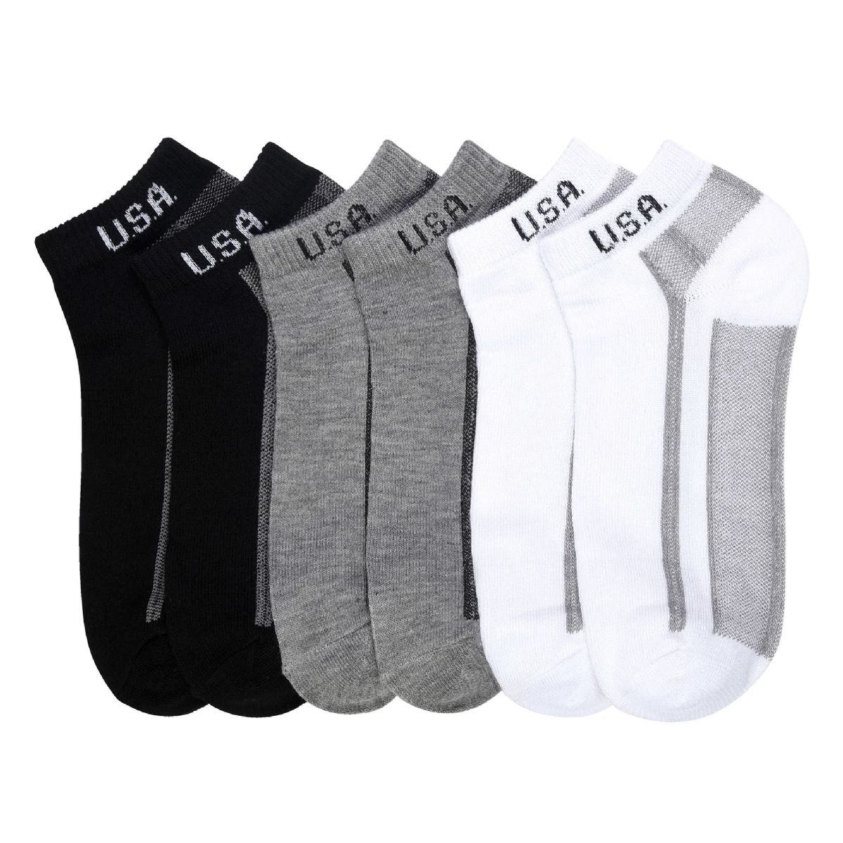 360 Pairs Cotton Ankle Sock Usa Printed Size 4-6 - Kids Socks for Homeless and Charity