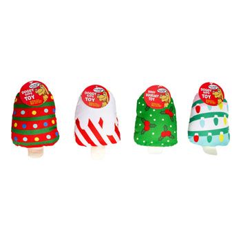 44 Wholesale Dog Toy Christmas Nylon4 Assorted Design In Pdq#p32596