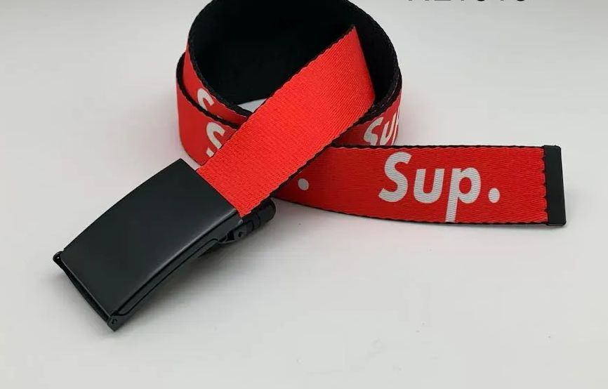 12 Pieces of Mens Sup Adjustable Belt In Red