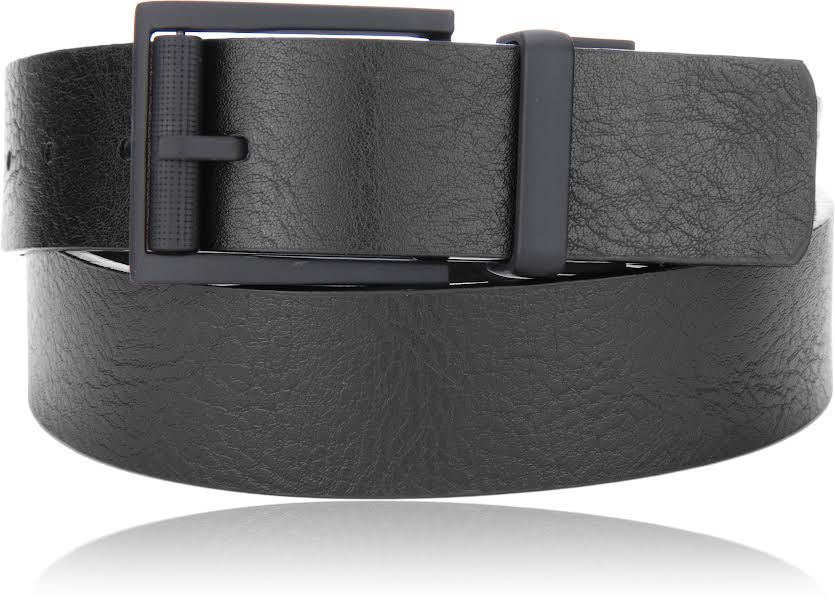 24 Pieces of Mens Reversible Single Prong Belt In Black