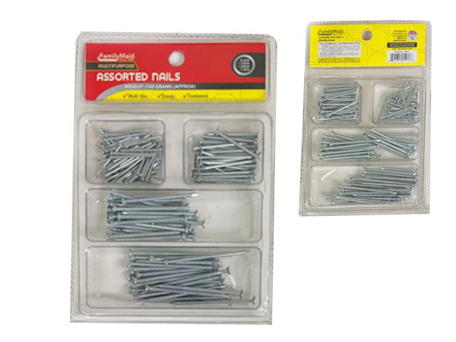 72 Pieces of Asst Nails 140gm