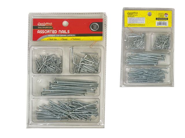 72 Pieces of Asst Nails 140gm