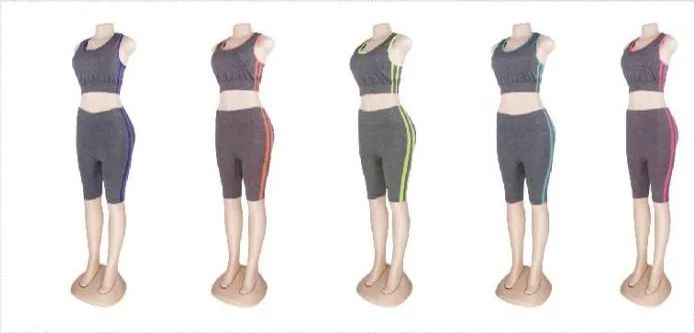 96 Pieces Yoga Top And Short Set - Womens Active Wear