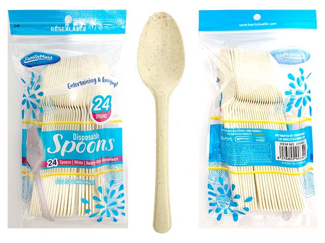 48 Pieces of Spoon 24 Pieces/bag With Sealable Bag