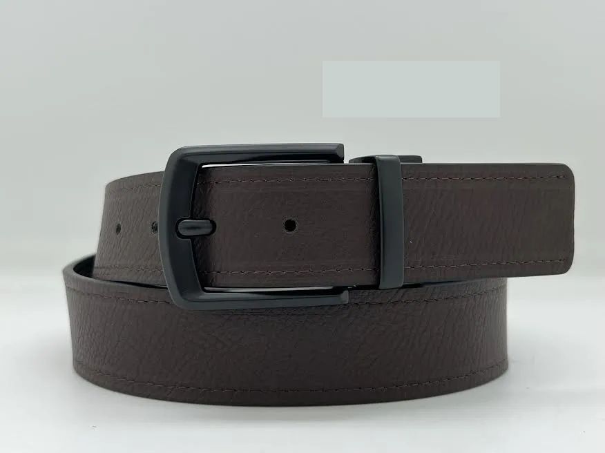12 Pieces of Men's Dress Casual Every Day Belt In Brown