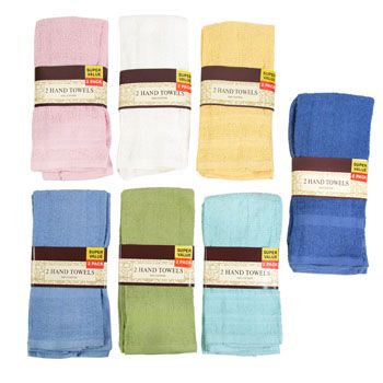 72 pieces of Hand Towels 2pk 15x25