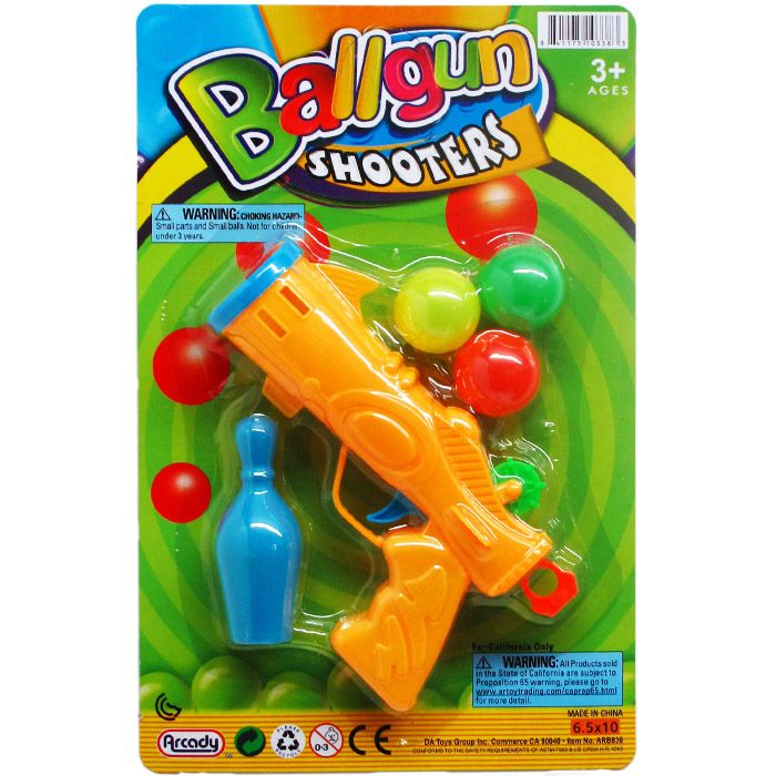 48 Pieces of 5.75" Toy Ball Gun Play Set On Blister Card