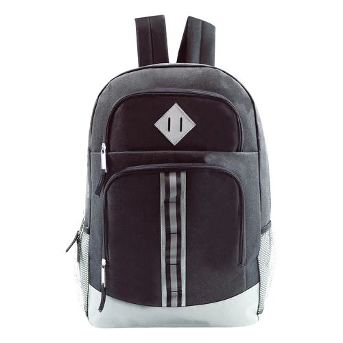 24 Pieces of 18 Inch Deluxe Backpack In Black
