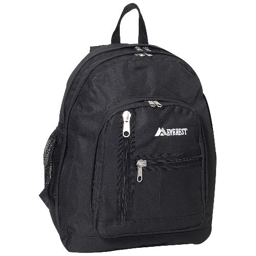 30 Pieces of Double Main Compartment Backpack In Black